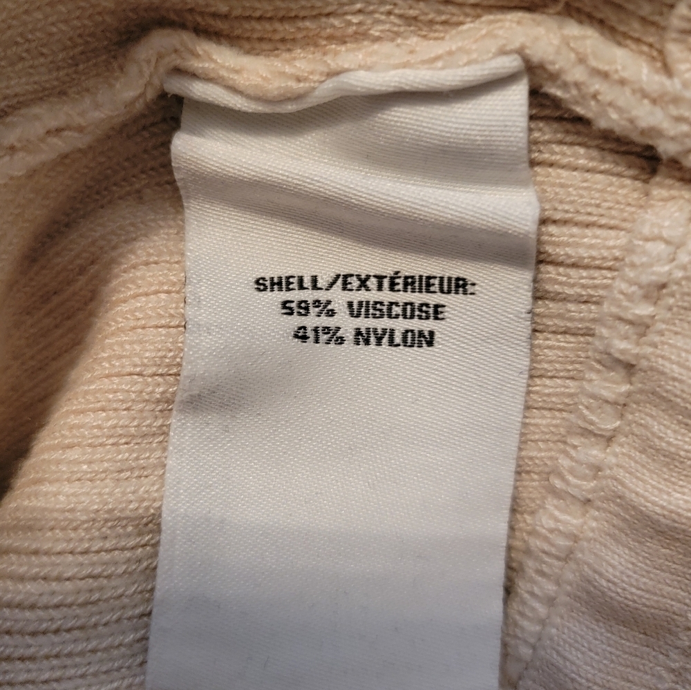 Bagatelle Cream Ribbed Top - Picture 8 of 8